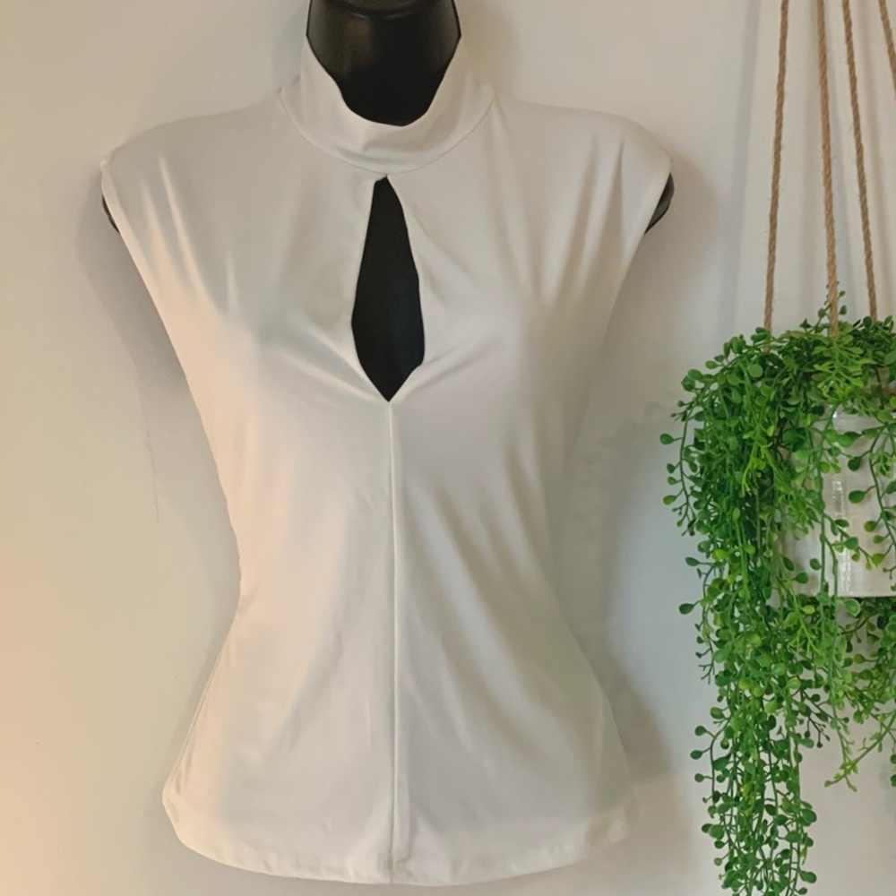 Silky White Blouse